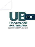 Instructivo de Navegación de Estudiante ContinuidadUB