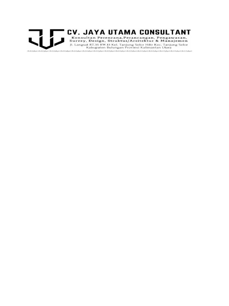 Kop CV. Jaya Utama Consultant.jpeg | PDF