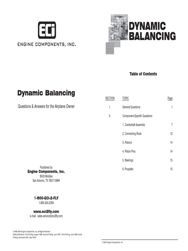 Dynamic Balancing PDF Piston Engines