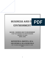 Business and Its Environment - New Bus 001 Jupeb Study Modules-Sept. Revised