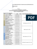 Dosen Pembimbing Akademik 2023