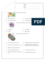 Cell Structure and Function