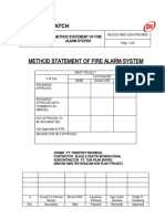 Procedure For Fire Alarm System Rev. 0