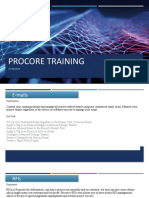 Procore Traınıng