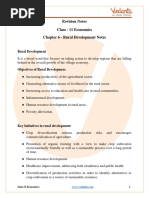 Rural Development Class 11 Notes CBSE Economics Chapter 6 (PDF)