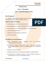 Rural Development Class 11 Notes CBSE Economics Chapter 6 (PDF)