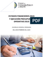 EEFF Ejecucion Presupuesto 2019