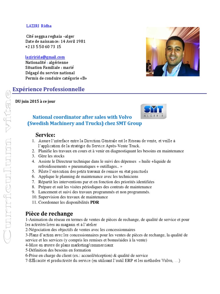 CV Laziri Ridha Fra!!! PDF | PDF | Sodles | Application