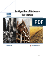 Intelligent Track Maintenance - User Interface