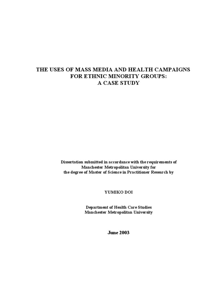 dissertation public health pdf