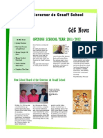 Newsletter #1 GDG School 26sep2011