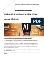 10 Ejemplos de Inteligencia Artificial IA en Nuestra Vida Diaria