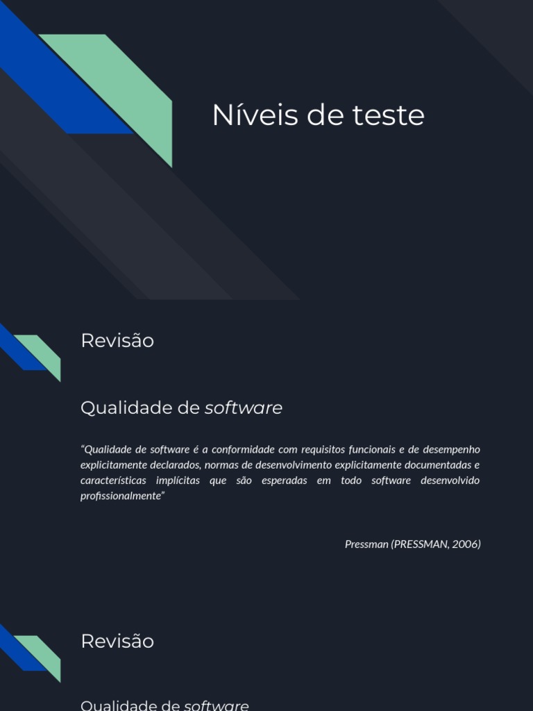 Etapas do Teste de Software | PDF | Testes de software | Ciclo de vida ...