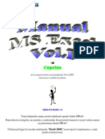 Manual Microsoft Excel Ro
