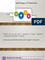 Domain and Range of Functions