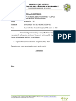 Informe #001 Remito Informacion Solicitada - Pia 2023