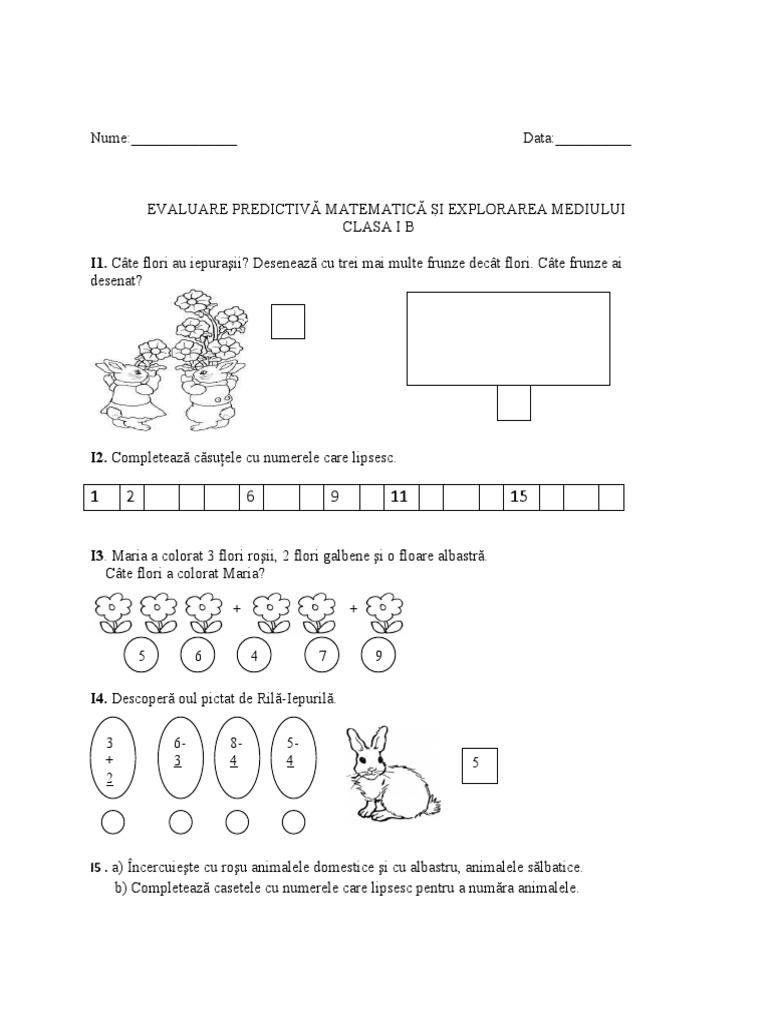 Test Predictiv Mem | PDF