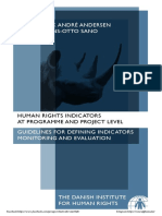 Human Rights Indicators at Programme and Project Level Guidelines