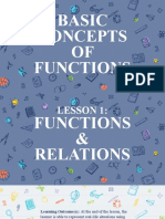 Lesson 1 Basic Concepts of Functions