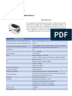 FICHA TECNICA OXIMETRO IMDK Biopromedical