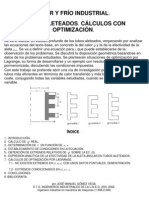 Tubos Aleteados. Cálculos Con Optimización (Versión Final)