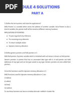 C Programming Module 4 Complete Solutions