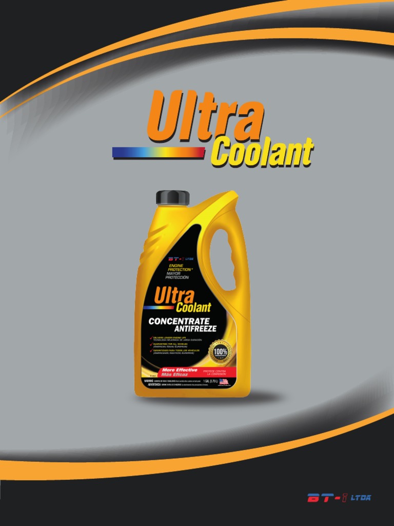 Ficha Tecnica Ultra Coolant Concentrate23 PDF Química