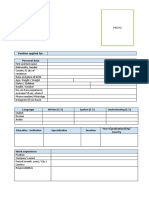 Application Form