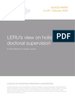 2023.02.28 - LERU View Holistic Doctoral Supervision Full Paper