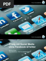 Download Social CRM Forum 2011 08 - Mathias Mller - Social Media Marketing ohne Facebook und Twitter by vibrio Kommunikationsmanagement Dr Kausch GmbH SN66929742 doc pdf