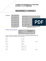 4º ESO Ejercicios de matemáticas  2022-23