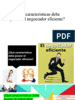 Qué Características Debe Poseer El Negociador Eficiente