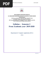 Vishmay BCA Syllabus Semester I