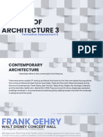 (Presentation) Contemporary Architects