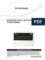 Manual de Instalação - Controlador Central Semanal - TCONTCCM09A (TVR-SVN21A-PB)