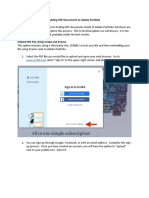 Adding PDF Documents To Adobe Portfolio 3