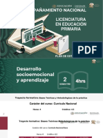 DESARROLLO SOCIOEMOCIONAL Y APRENDIZAJE 2 Sem