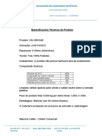 Especificações Tecnicas - Val Bagum 035