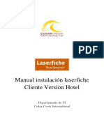Manual Instalación Laserfiche Hoteles v1.2