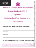 PEP 4 Numeracy Test June 2024 | PDF