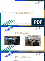 Presentacion Computadoras Presupuestos y Comparación