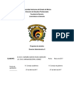 Programa derecho administrativo II