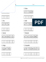 Ordena As Letras para Formar As Palavras