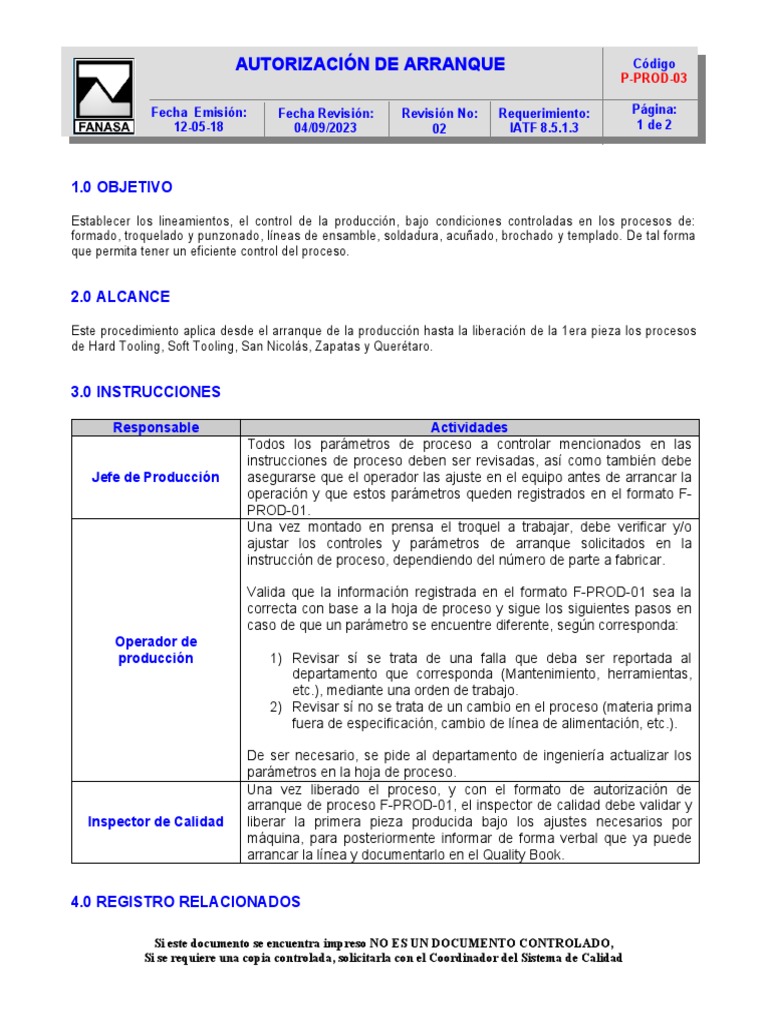 Autorización de Arranque de Línea | PDF | Arranque | Informática