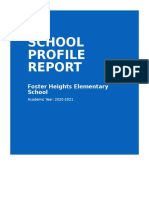 2020-2021 School Profile Report - Foster Heights Elementary School