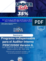 Programa Indispensable para El Auditor Interno FSSC22000 Versión 6