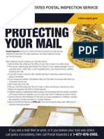 USPIS Mail Theft Flyer