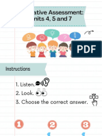 Formative Assessment Units 4-5-7