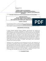 Auto Declara La Prescripción de La Sanción Penal A Favor Del Condenado LIBARDO SEGUNDO BARRIOS SALGADO