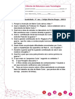 QuestionÃ¡Rio Marie Curie - Radioatividade 2